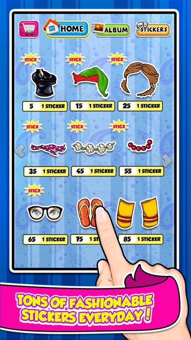 My Fashion Dress-Up Album - Fun Girls Make-Up Beauty Salon Games! Screenshots