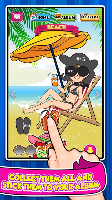 My Fashion Dress-Up Album - Fun Girls Make-Up Beauty Salon Games! Screenshots