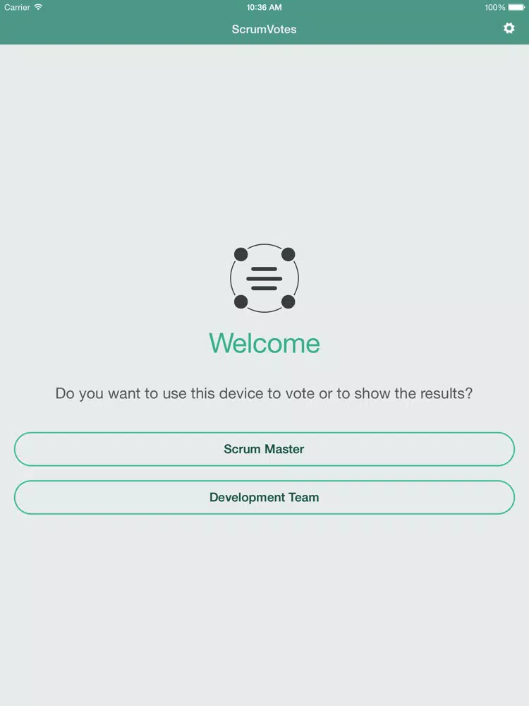 ScrumVotes iPad Screenshots