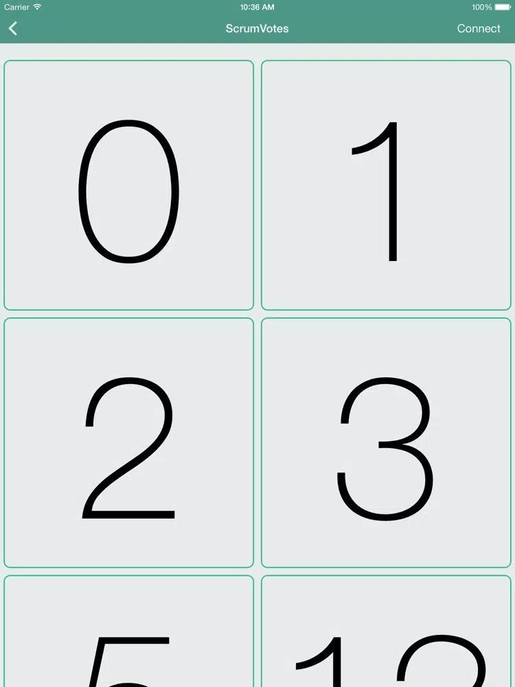 ScrumVotes iPad Screenshots
