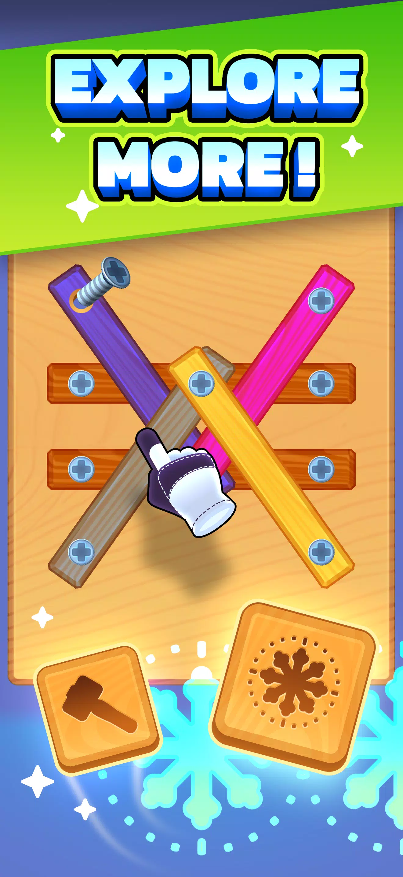 Screw Wood Screenshots