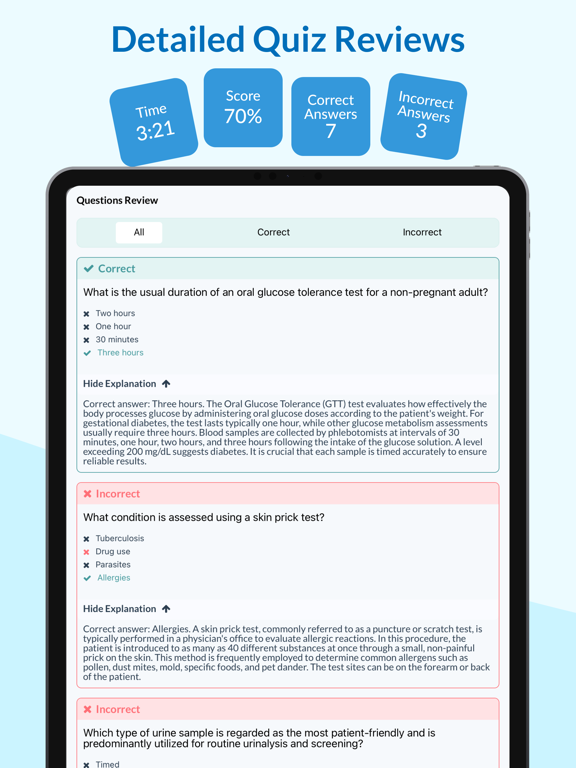 Medical CPT CPC CCMA Exam Prep iPad Screenshots