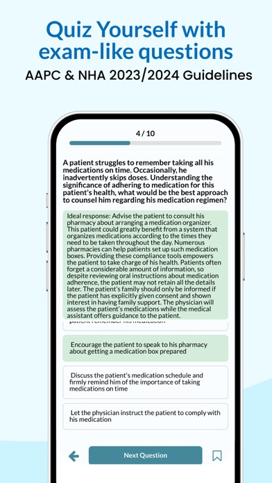 Medical CPT CPC CCMA Exam Prep Screenshots