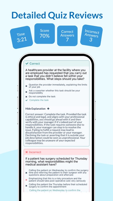 Medical CPT CPC CCMA Exam Prep Screenshots