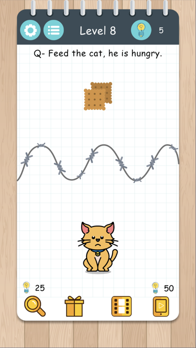 ภาพหน้าจอของ Brain Test: Brainy Puzzles