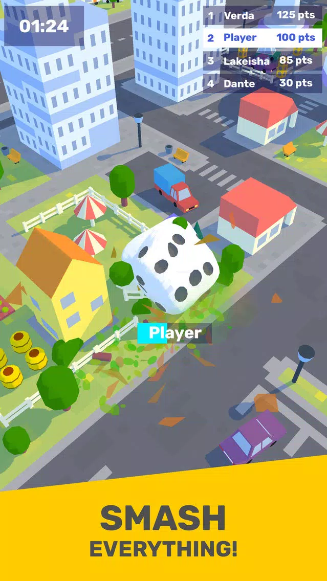 ภาพหน้าจอของ Smash.io!