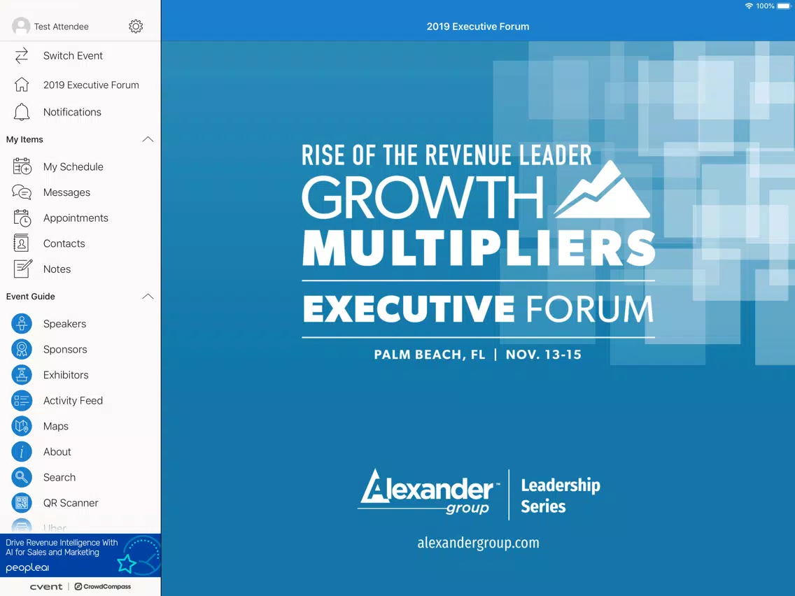 Alexander Group iPad Screenshots