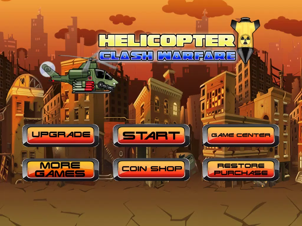 Tangkapan layar Helicopter Clash Warfare iPad 