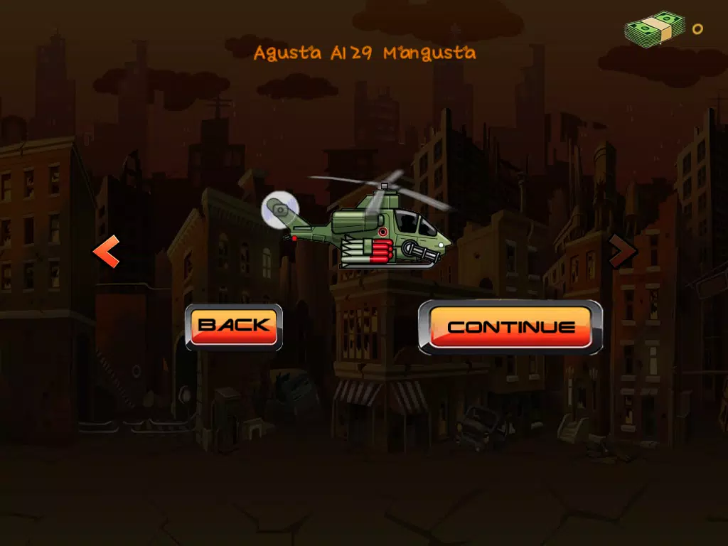 Tangkapan layar Helicopter Clash Warfare iPad 
