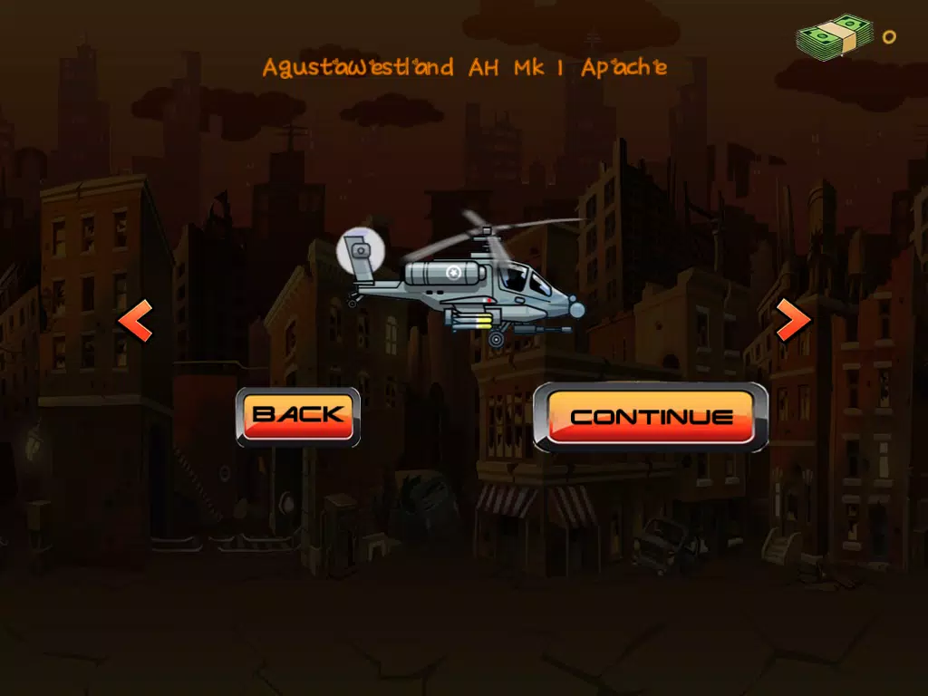 Tangkapan layar Helicopter Clash Warfare iPad 
