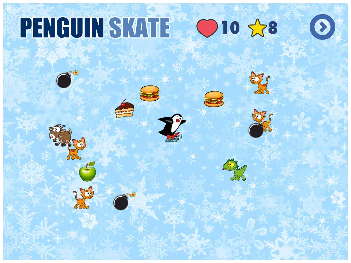 Penguin Skate - Cool game for boys and girls iPad Screenshots