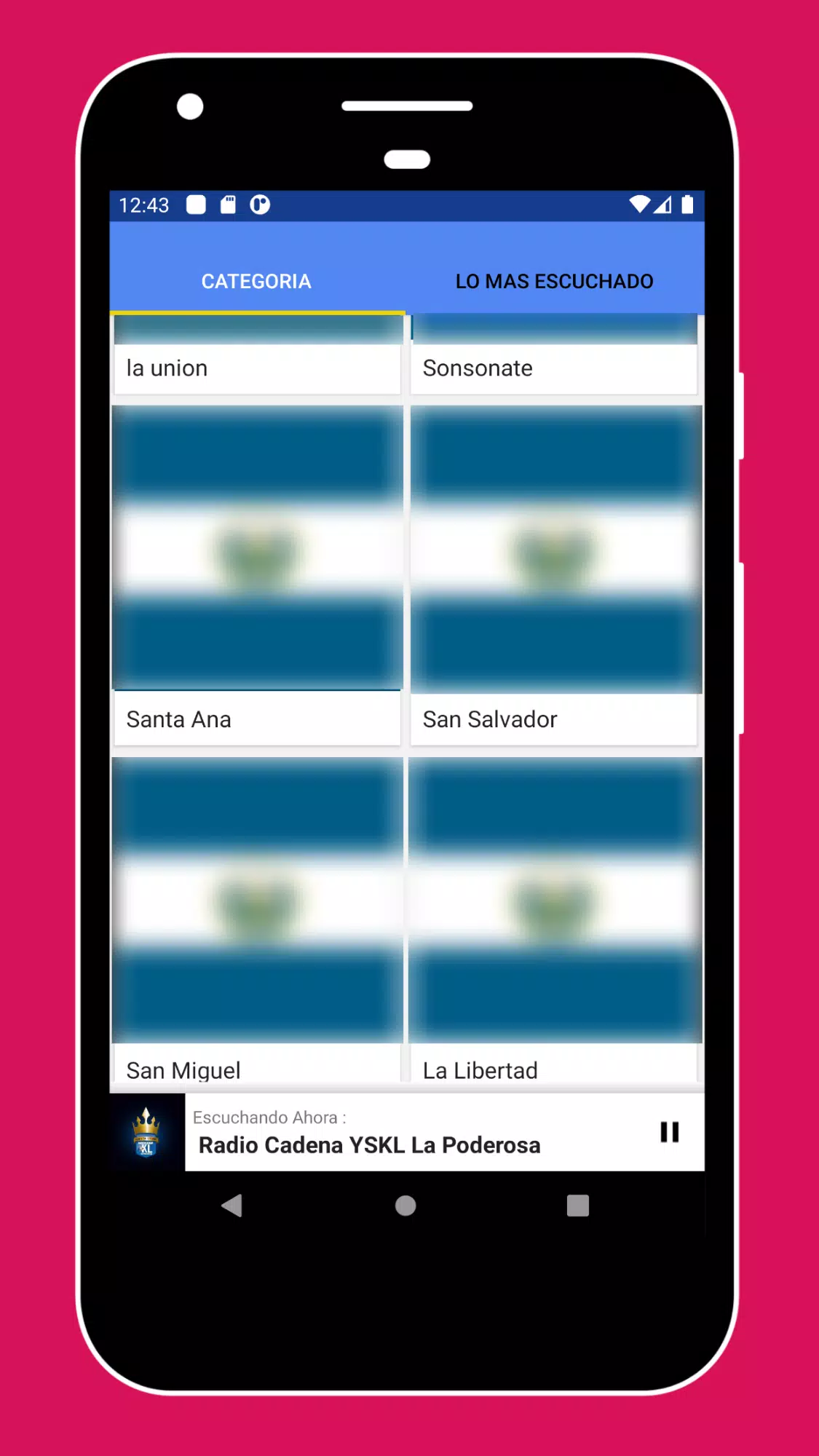 Radio El Salvador + Radio FM Screenshots
