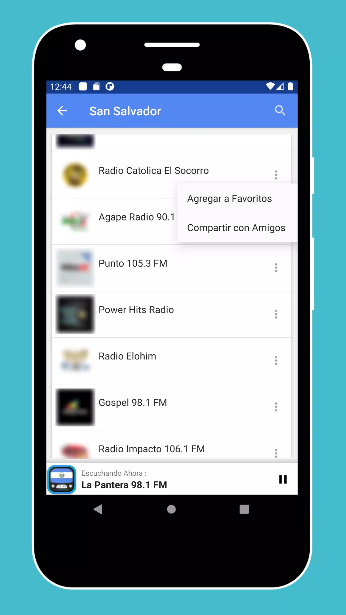 Radio El Salvador + Radio FM Screenshots