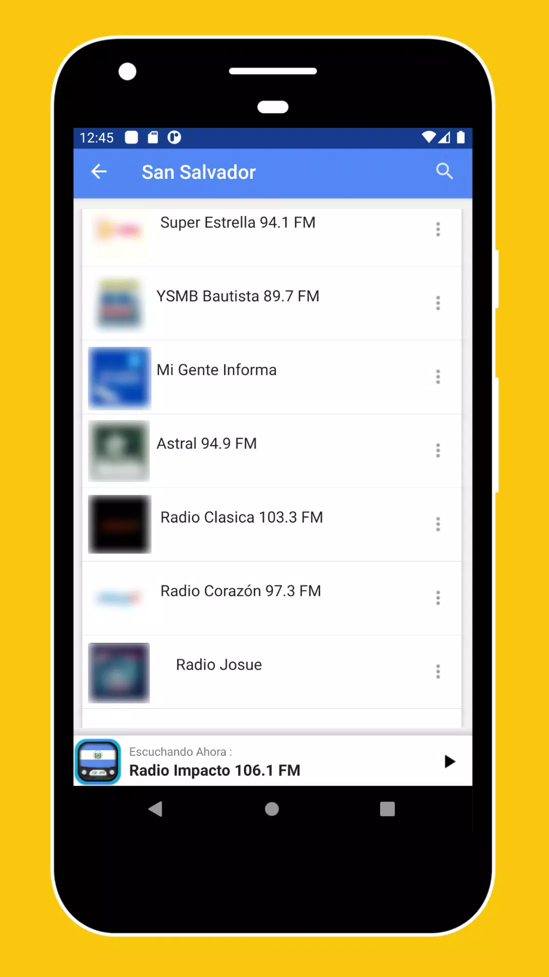 Radio El Salvador + Radio FM Screenshots