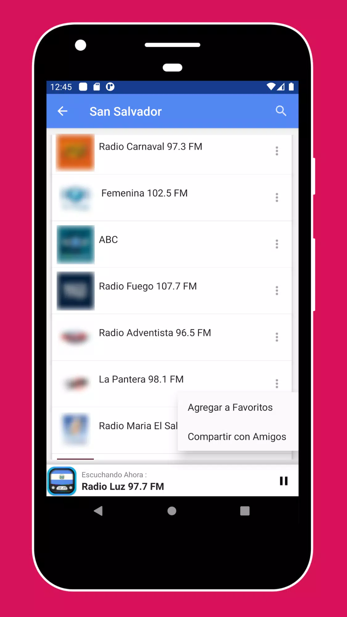 Radio El Salvador + Radio FM Screenshots