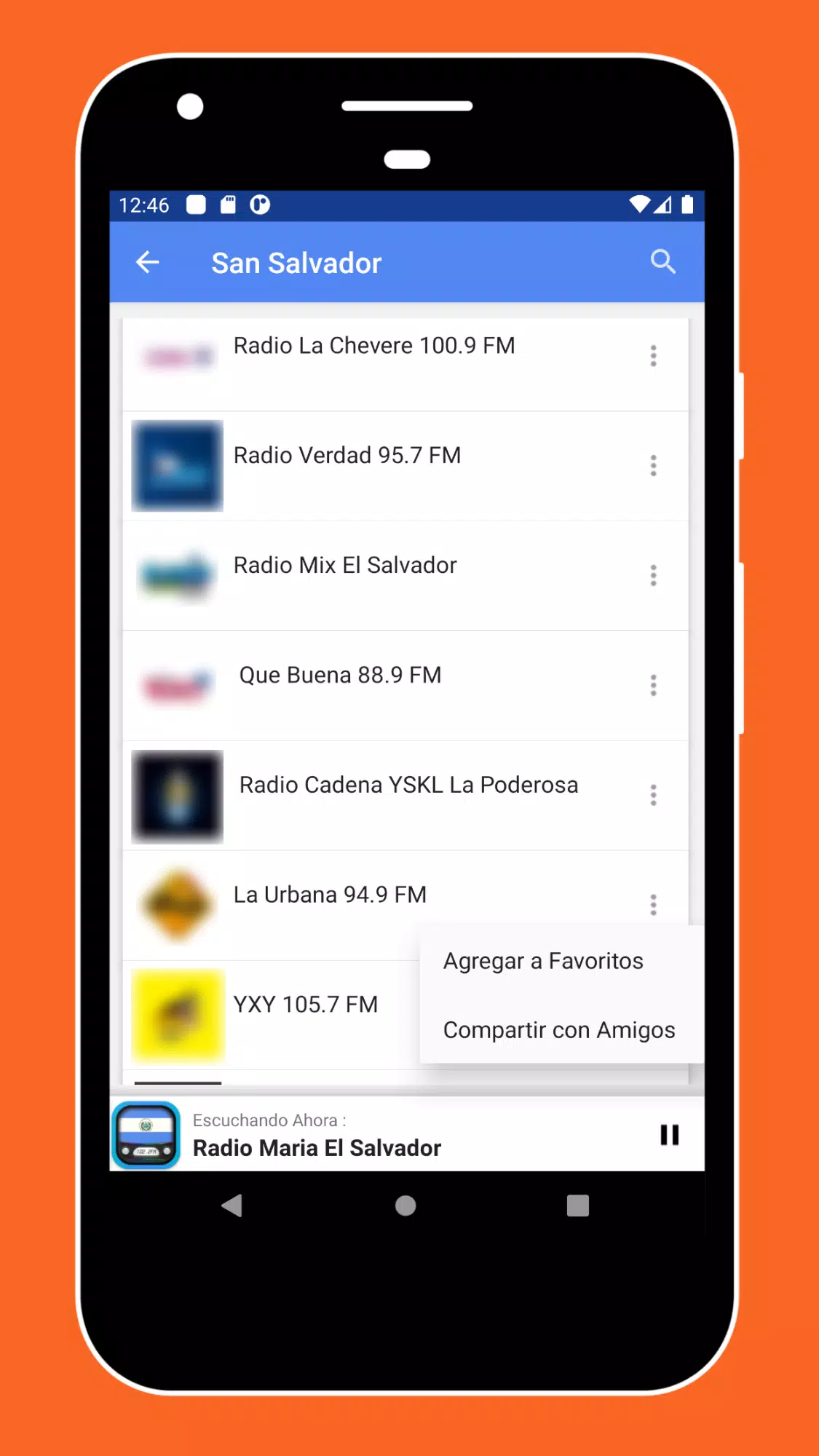 Radio El Salvador + Radio FM Screenshots