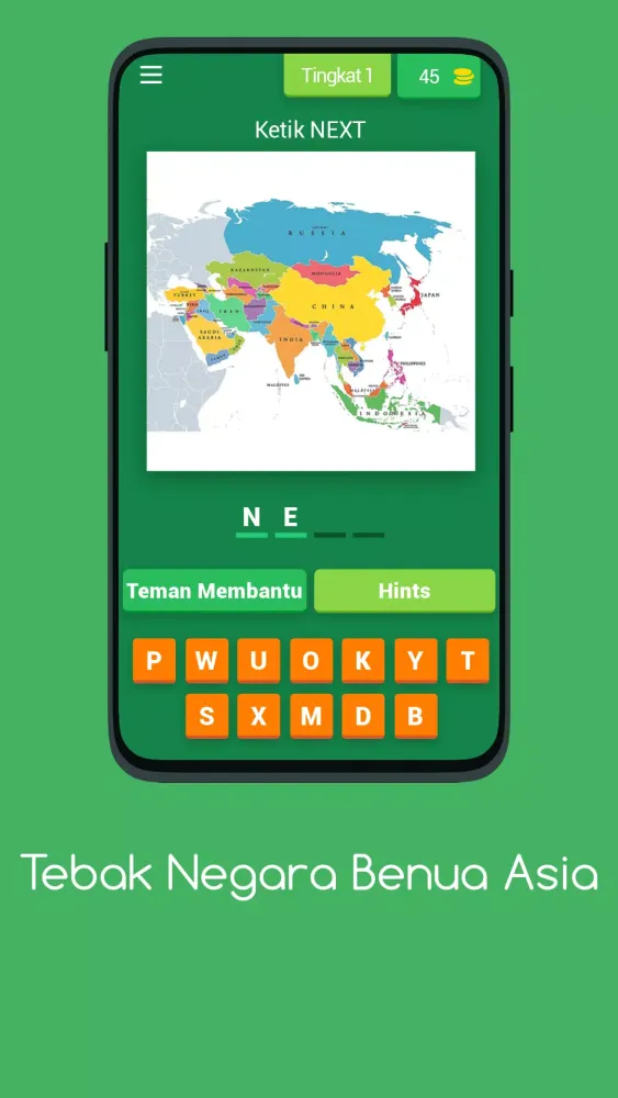 Tebak Negara Benua Asia Screenshots