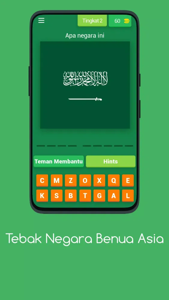 Tebak Negara Benua Asia Screenshots