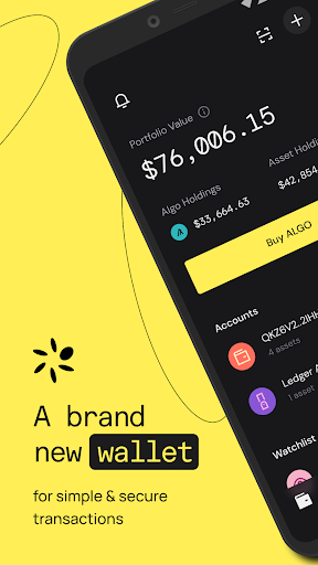 Pera Algo Wallet Screenshots