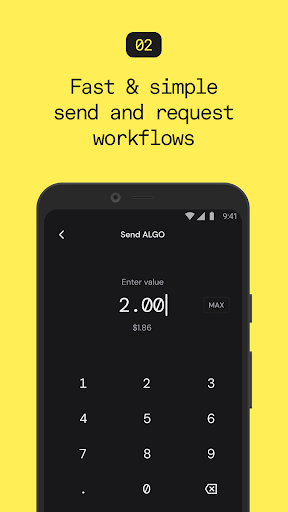 Pera Algo Wallet Screenshots