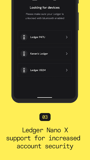 Pera Algo Wallet Screenshots