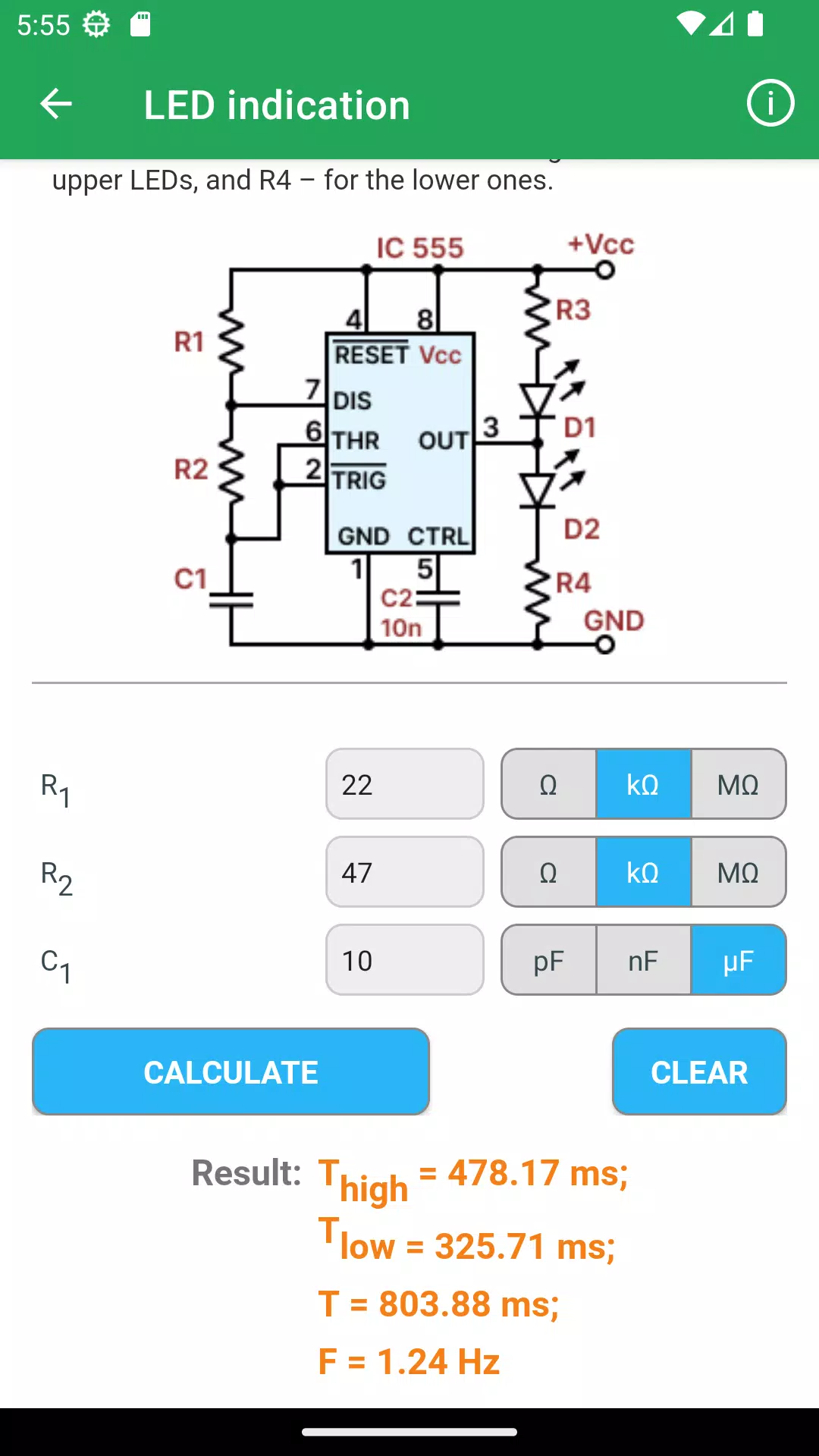 IC 555 Timer Screenshots