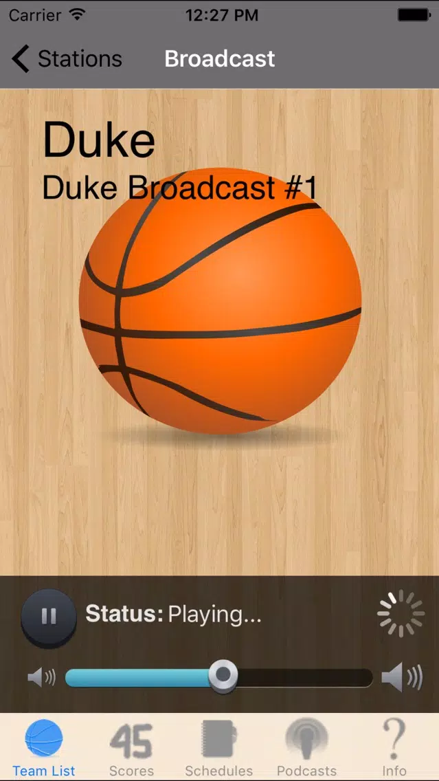 College Basketball Radio, Schedule & Live Scores Screenshots