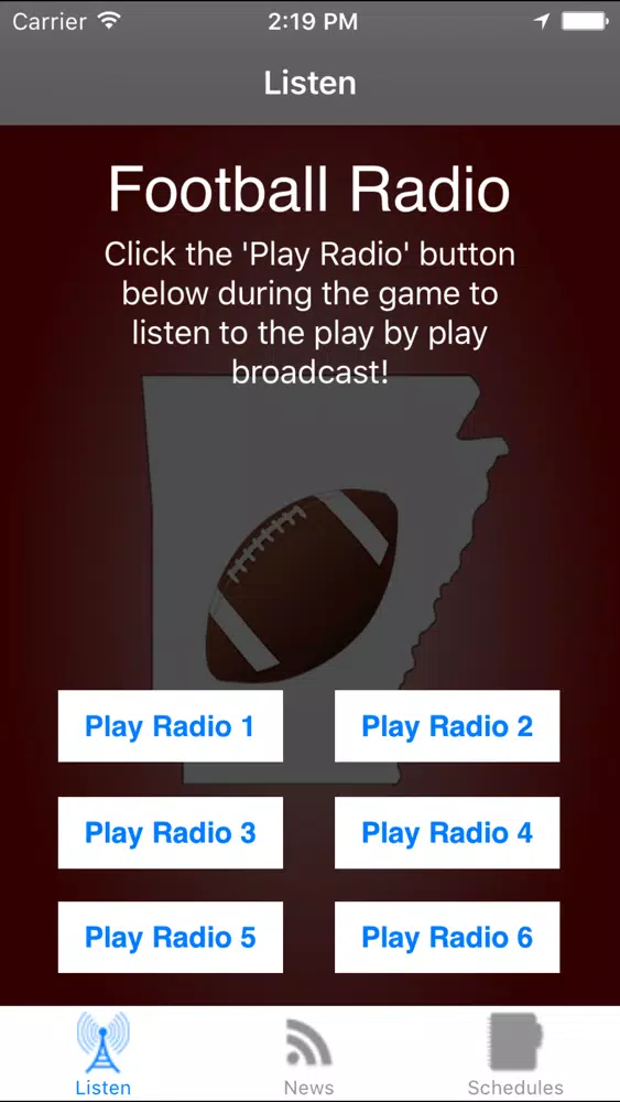 Arkansas Football - Radio, Schedule & News Screenshots