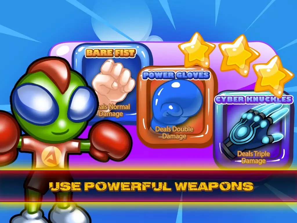 Fight The Alien iPad Screenshots