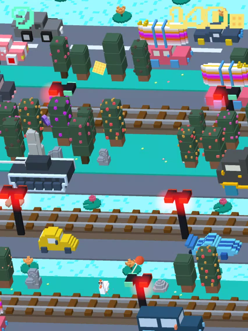 Candy Road - 3D Arcade Frogger iPad Screenshots