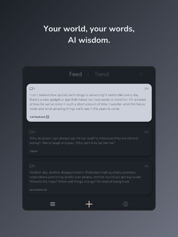 Скриншоты AskMankind iPad