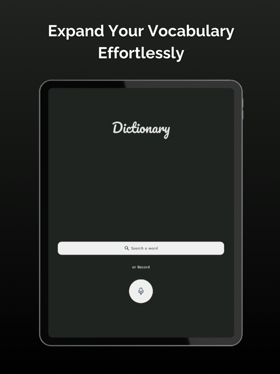 Dictionary - Simple English iPad Screenshots