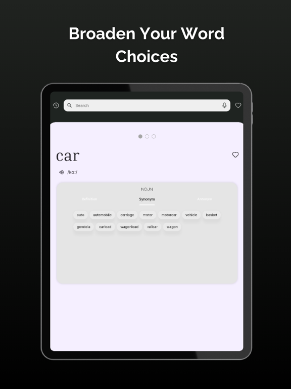 Dictionary - Simple English iPad Screenshots