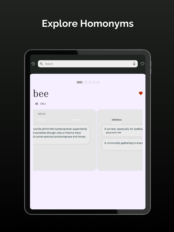 Dictionary - Simple English iPad Screenshots