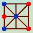 Three Men's Morris, Three Bead