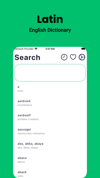 Latin Dictionary - Dict Box Screenshots