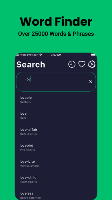 Latin Dictionary - Dict Box Screenshots