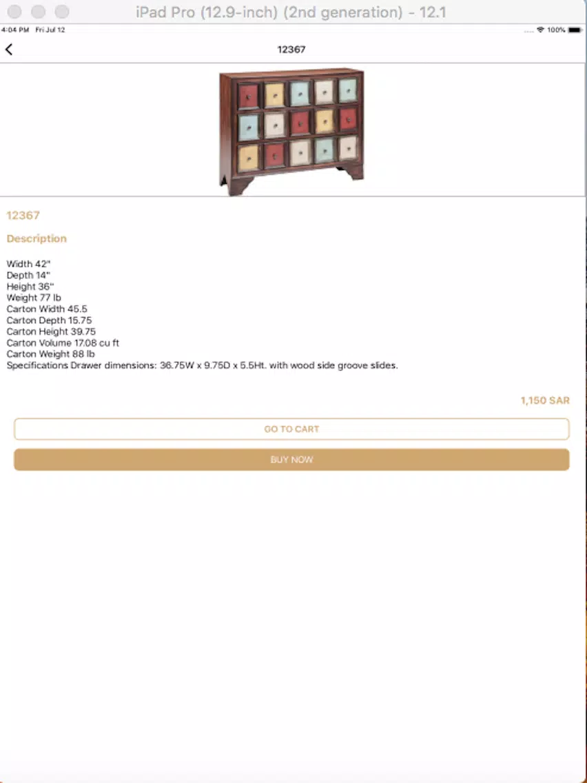 Al Rugaib Furniture - مفروشات iPad Screenshots