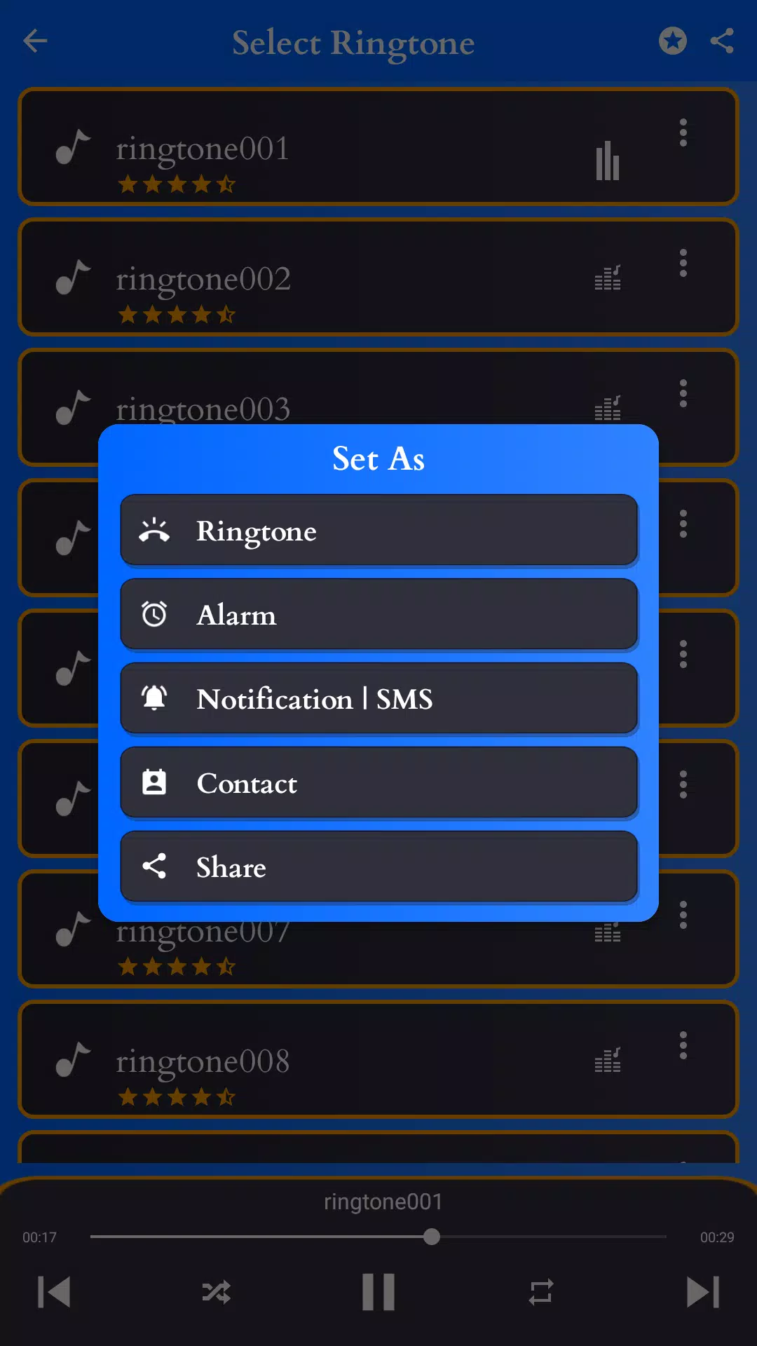 International song ringtone Screenshots