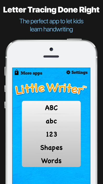 Little Writer Tracing App: Trace Letters & Numbers Screenshots