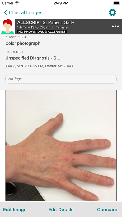 Veradigm EHR Clinical Images Screenshots