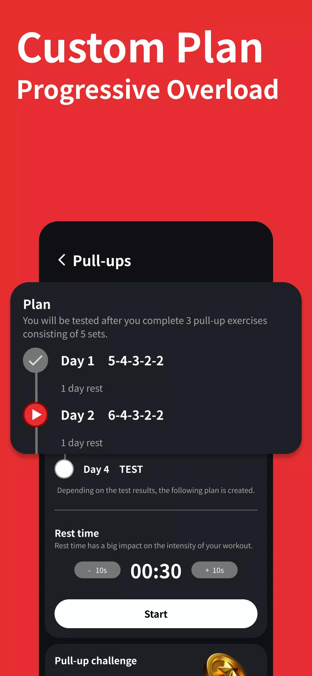 RepUp : Push-ups Pull-ups Screenshots