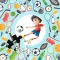 Cartoon Sports Tap Puzzle Jigsaw