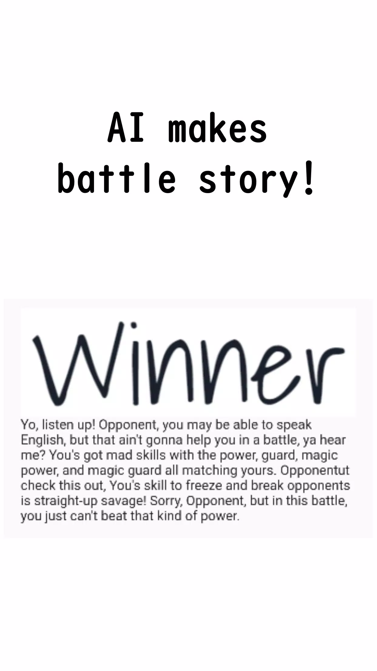 AI Battler Screenshots