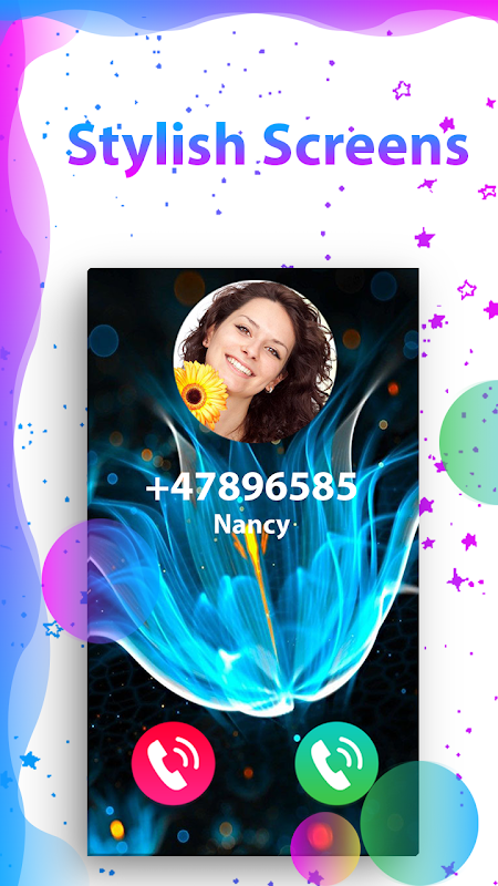 Color Call Screen Flash Screenshots