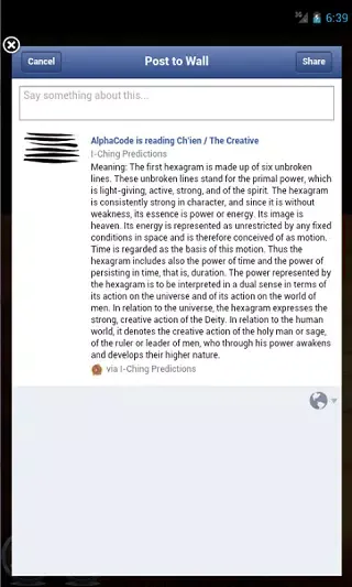 I-Ching Predictions Screenshots