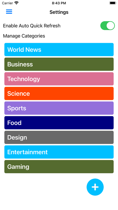 Simple RSS Reader Screenshots