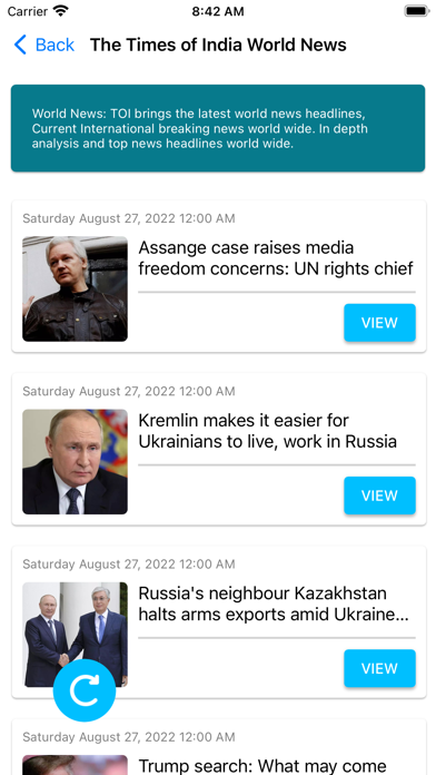 Simple RSS Reader Screenshots
