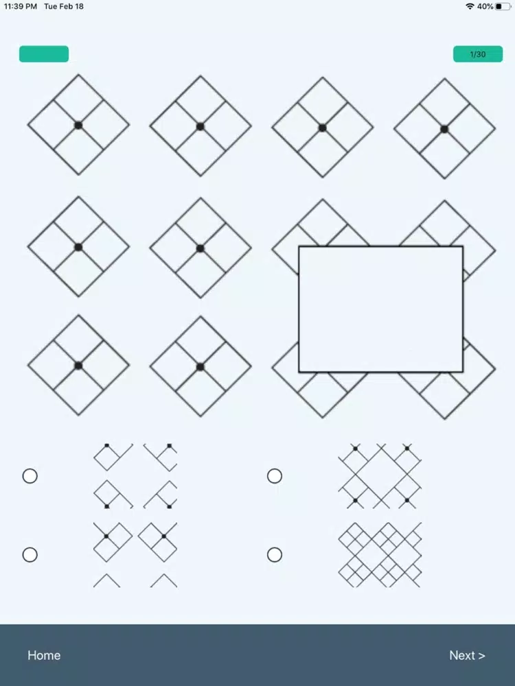 IQ Test: Brain Test iPad Screenshots