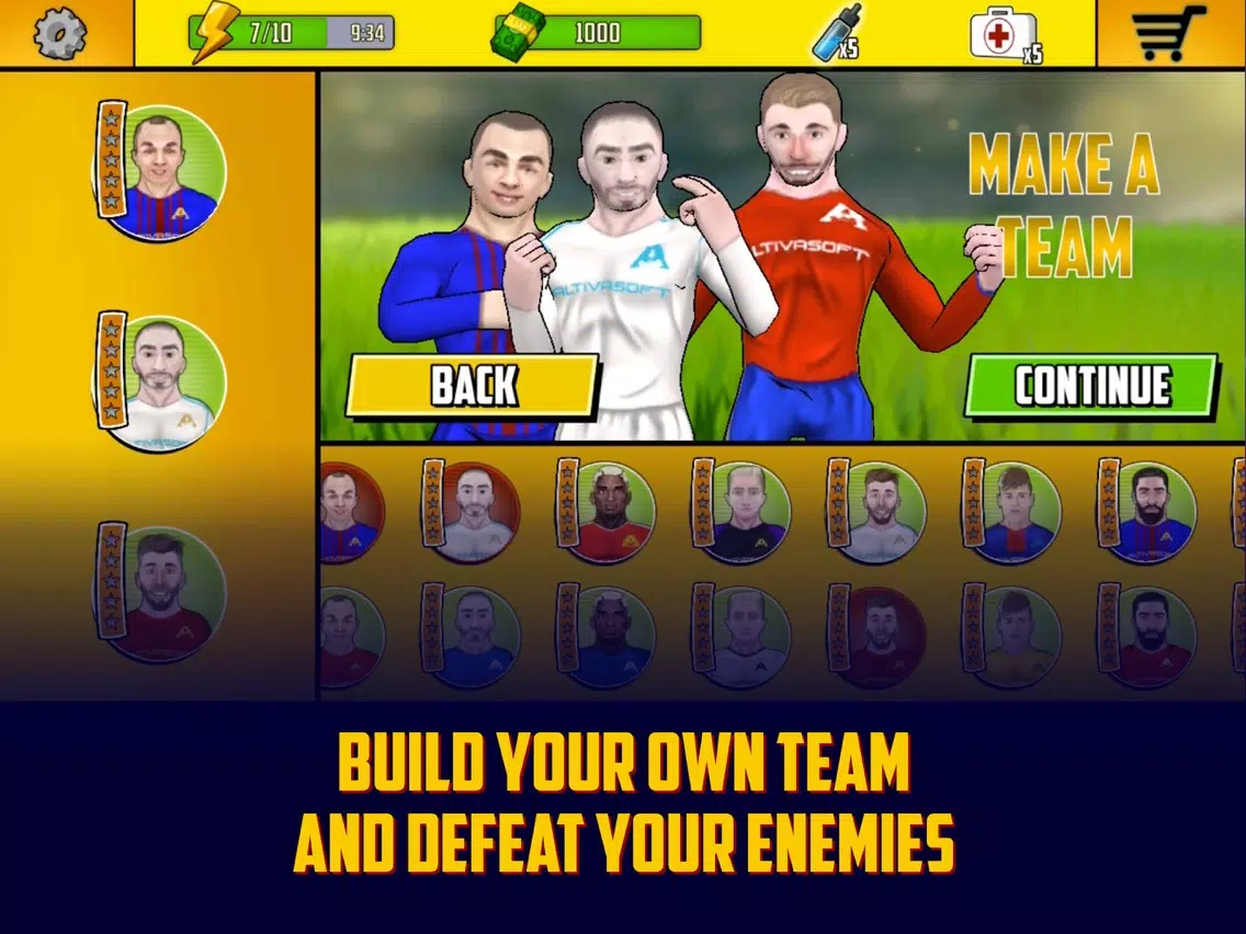 Captures d'écran de Street Fighting Soccer Club iPad 